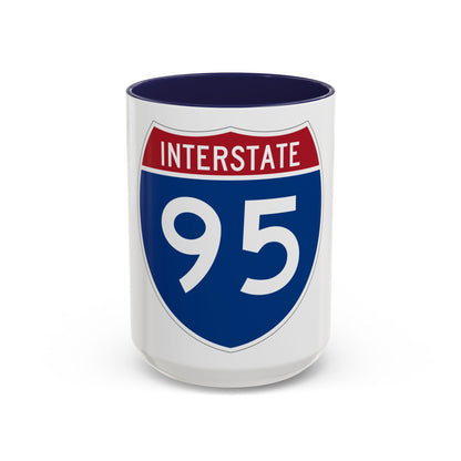 Interstate 95 (U.S. Highways) Accent Coffee Mug