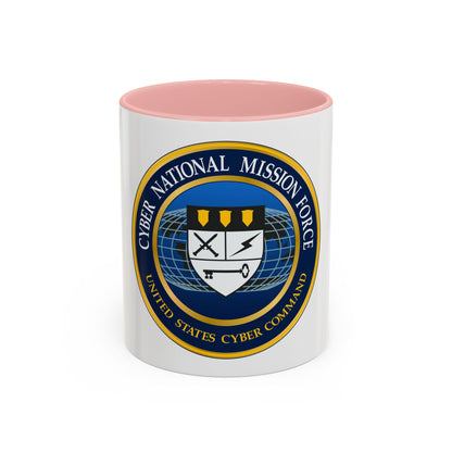 Cyber National Mission Force (U.S. Army) Accent Coffee Mug