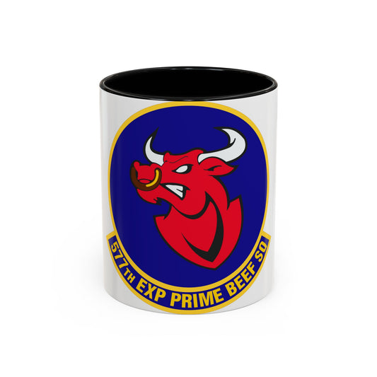 577th Expeditionary Prime Base Emergency Engineer Force Squadron (U.S. Air Force) Accent Coffee Mug