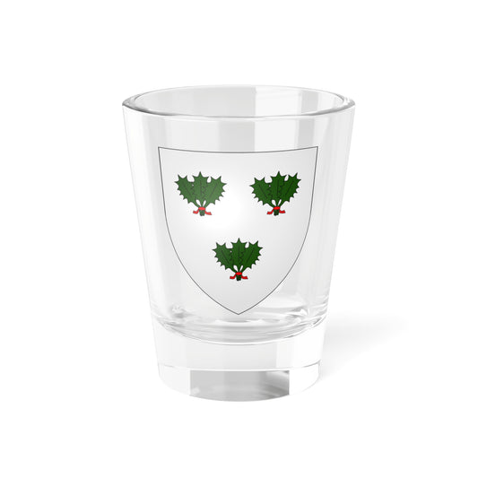 Irvine of Drum arms (Scotland) (Coat of Arms) Shot Glass 1.5oz