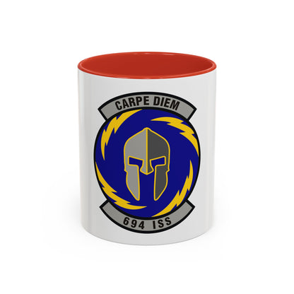 694th Intelligence Support Squadron (U.S. Air Force) Accent Coffee Mug