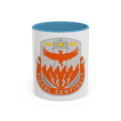 156 Signal Battalion (U.S. Army) Accent Coffee Mug