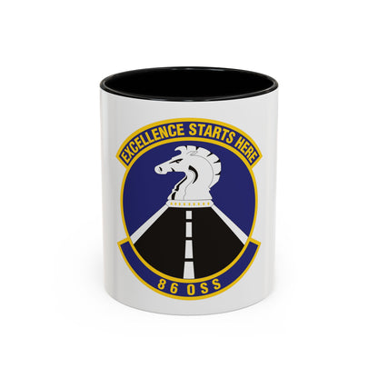 86th Operations Support Squadron (U.S. Air Force) Accent Coffee Mug