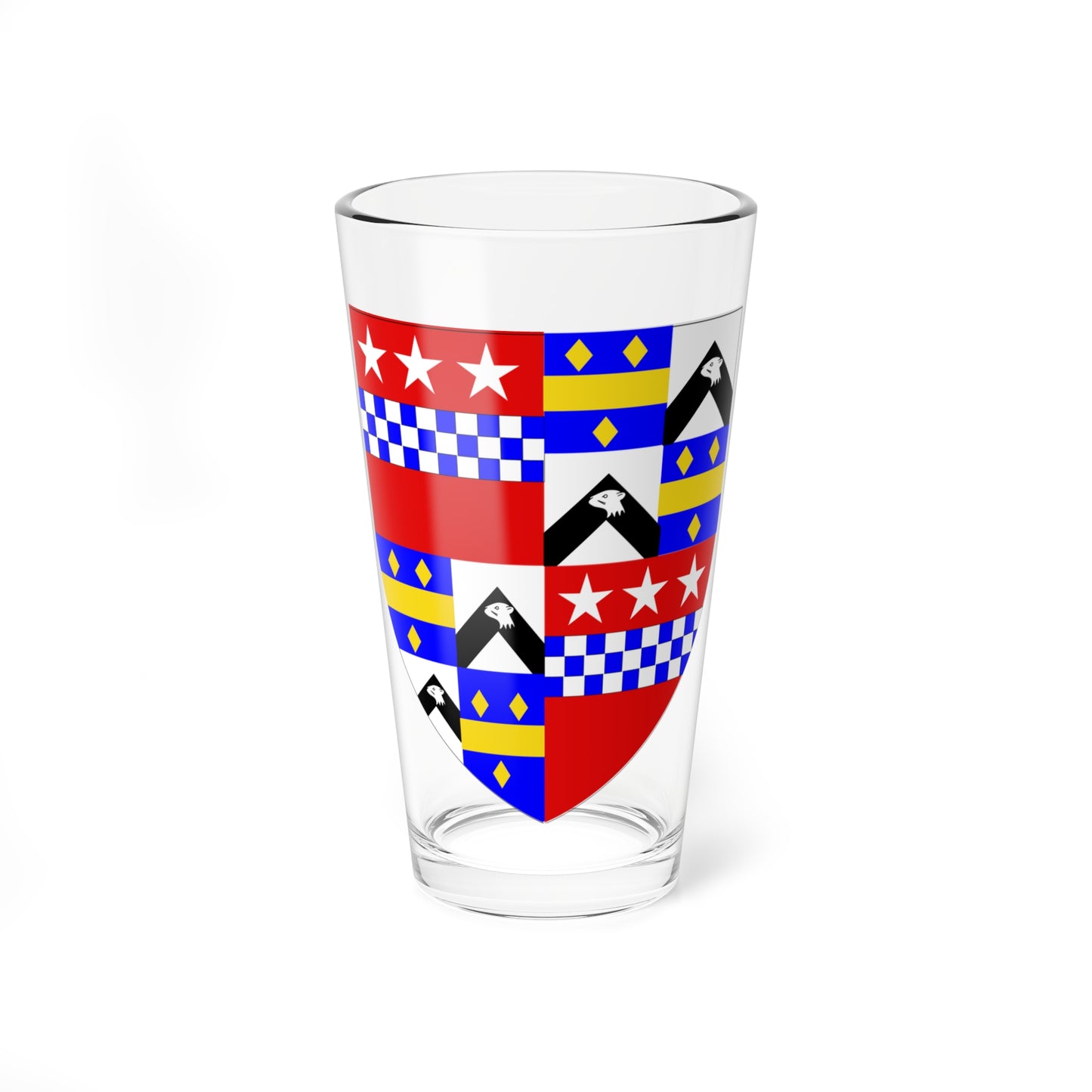 Earl of Lindsay COA (Scotland) (Coat of Arms) Pint Glass 16oz