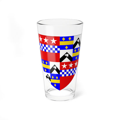 Earl of Lindsay COA (Scotland) (Coat of Arms) Pint Glass 16oz