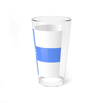 Flag of Gorskoe Leningrad oblast (Russia) Pint Glass 16oz