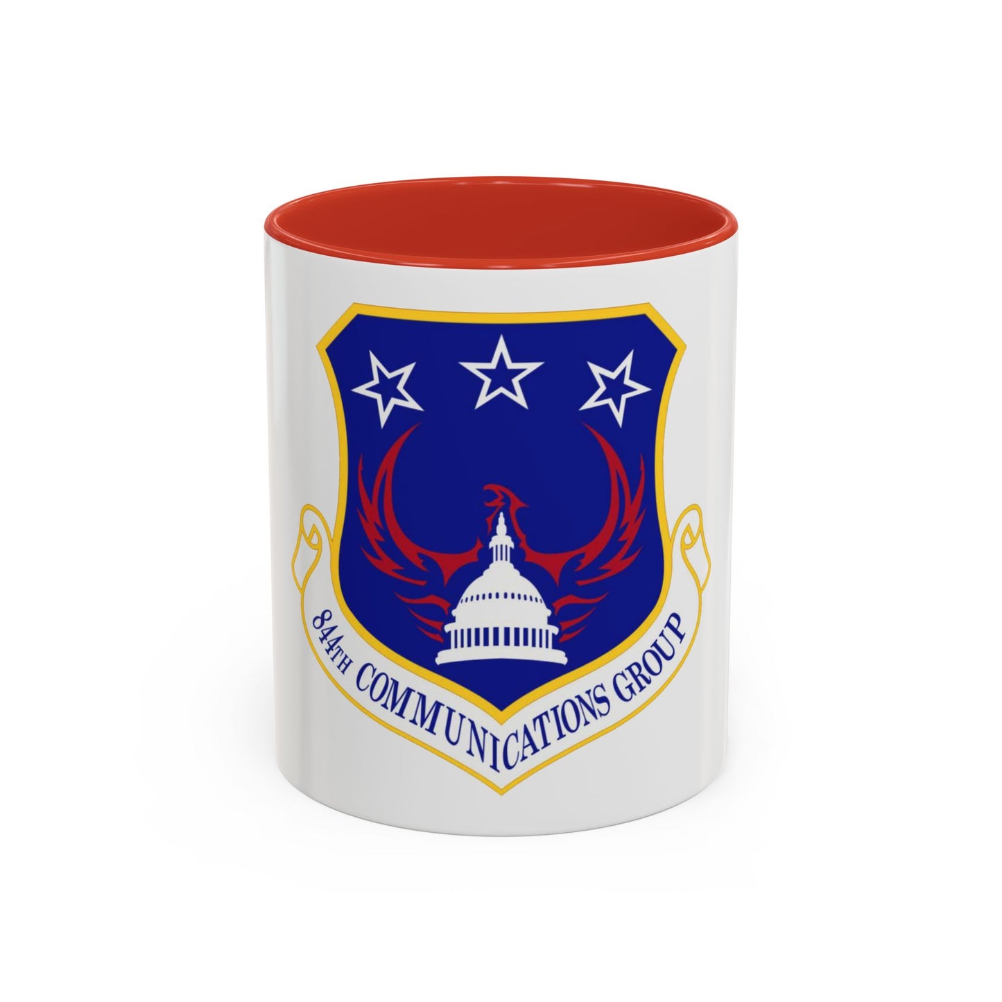 844th Communications Group (U.S. Air Force) Accent Coffee Mug