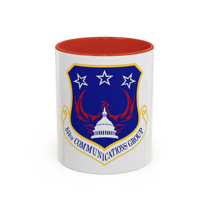 844th Communications Group (U.S. Air Force) Accent Coffee Mug