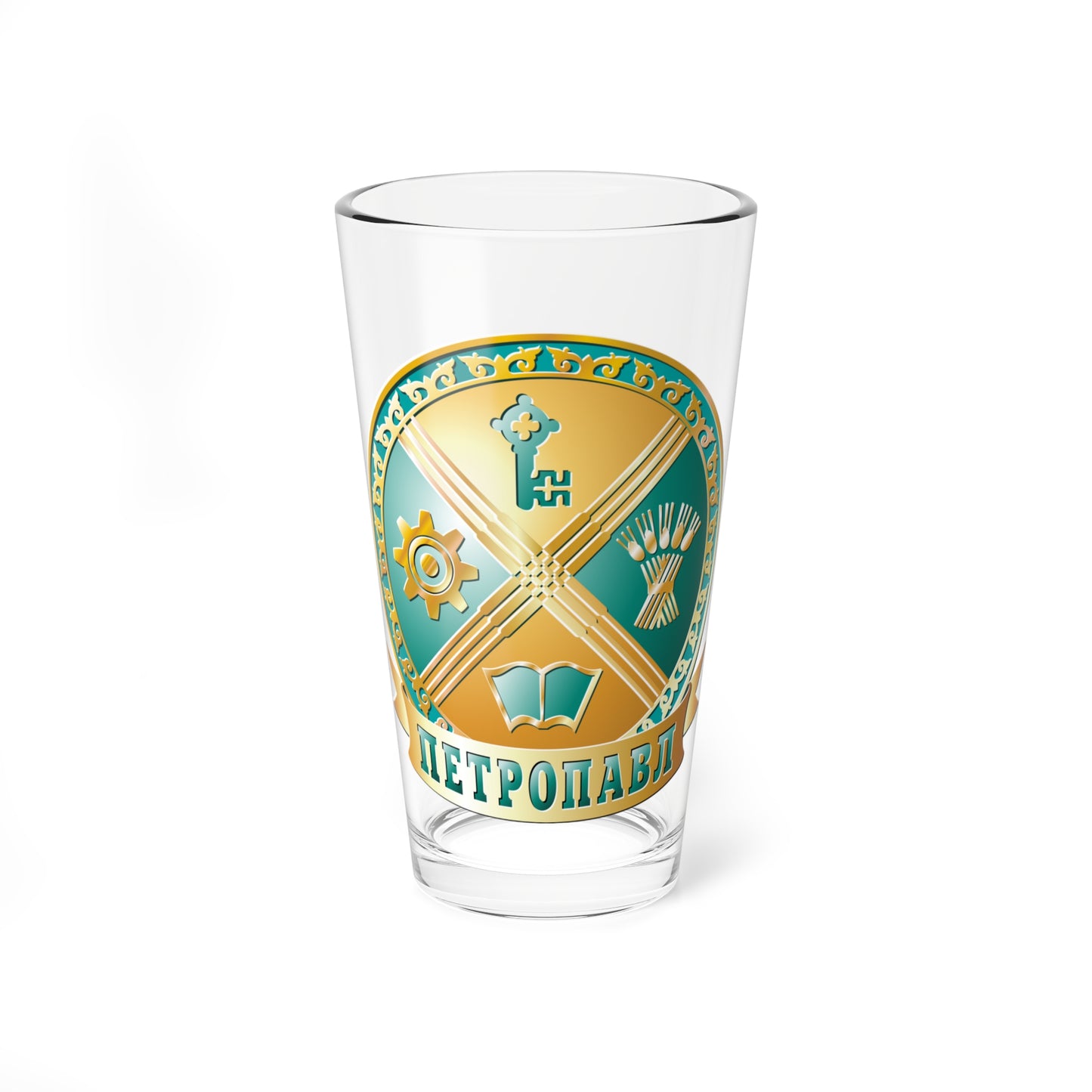 Seal Petropavl (Kazakhstan) (Coat of Arms) Pint Glass 16oz
