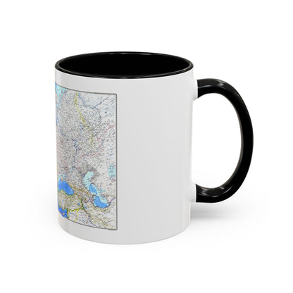 Europe (1983) (Map) Accent Coffee Mug