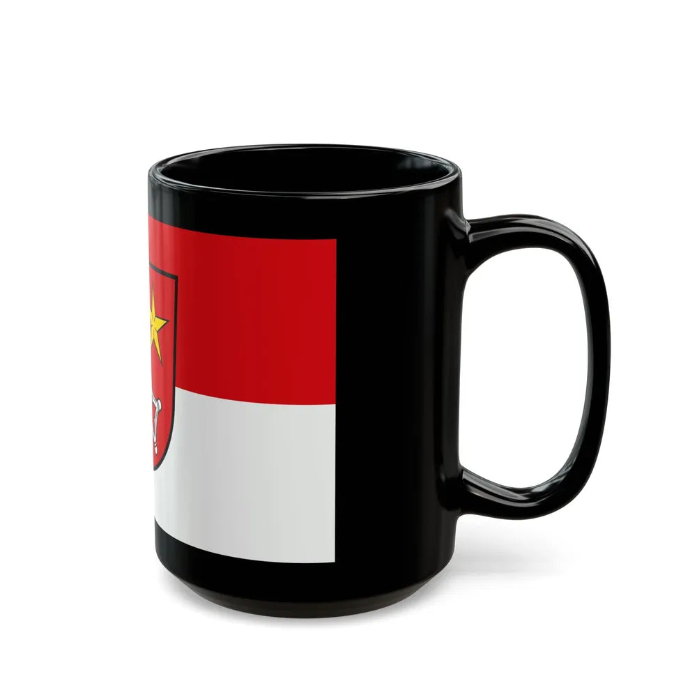 Flag of Worms Germany - Black Coffee Mug-Go Mug Yourself