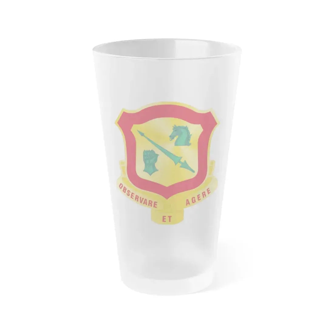 170th Antiaircraft Artillery Battalion (U.S. Army) Frosted Pint Glass 16oz Default Title - Go Mug Yourself