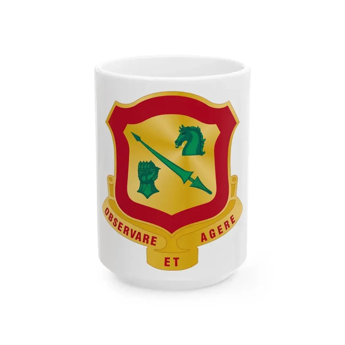 170th Antiaircraft Artillery Battalion (U.S. Army) White Coffee Mug 15oz - Go Mug Yourself