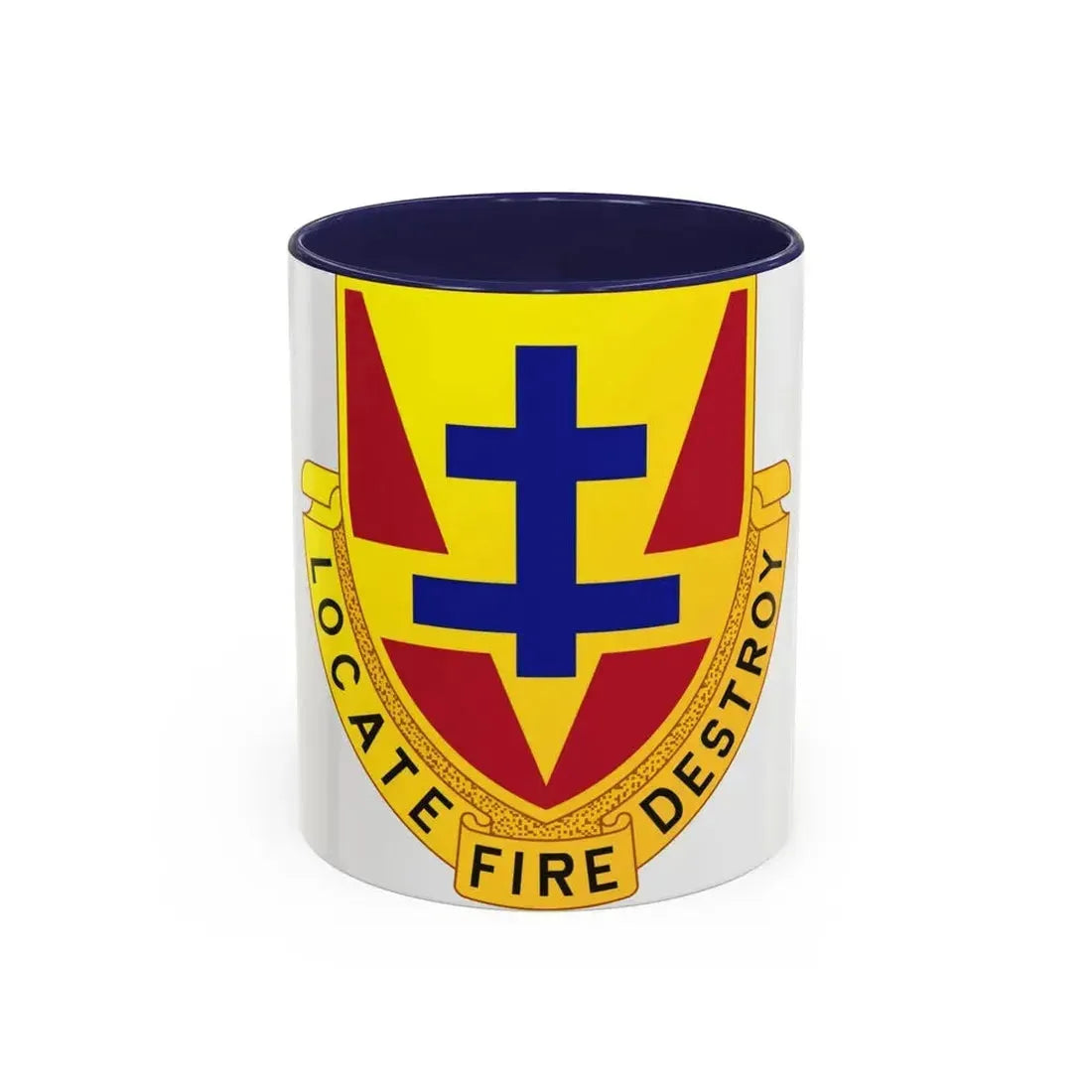 170th Artillery Regiment (U.S. Army) Accent Coffee Mug 11oz Navy - Go Mug Yourself