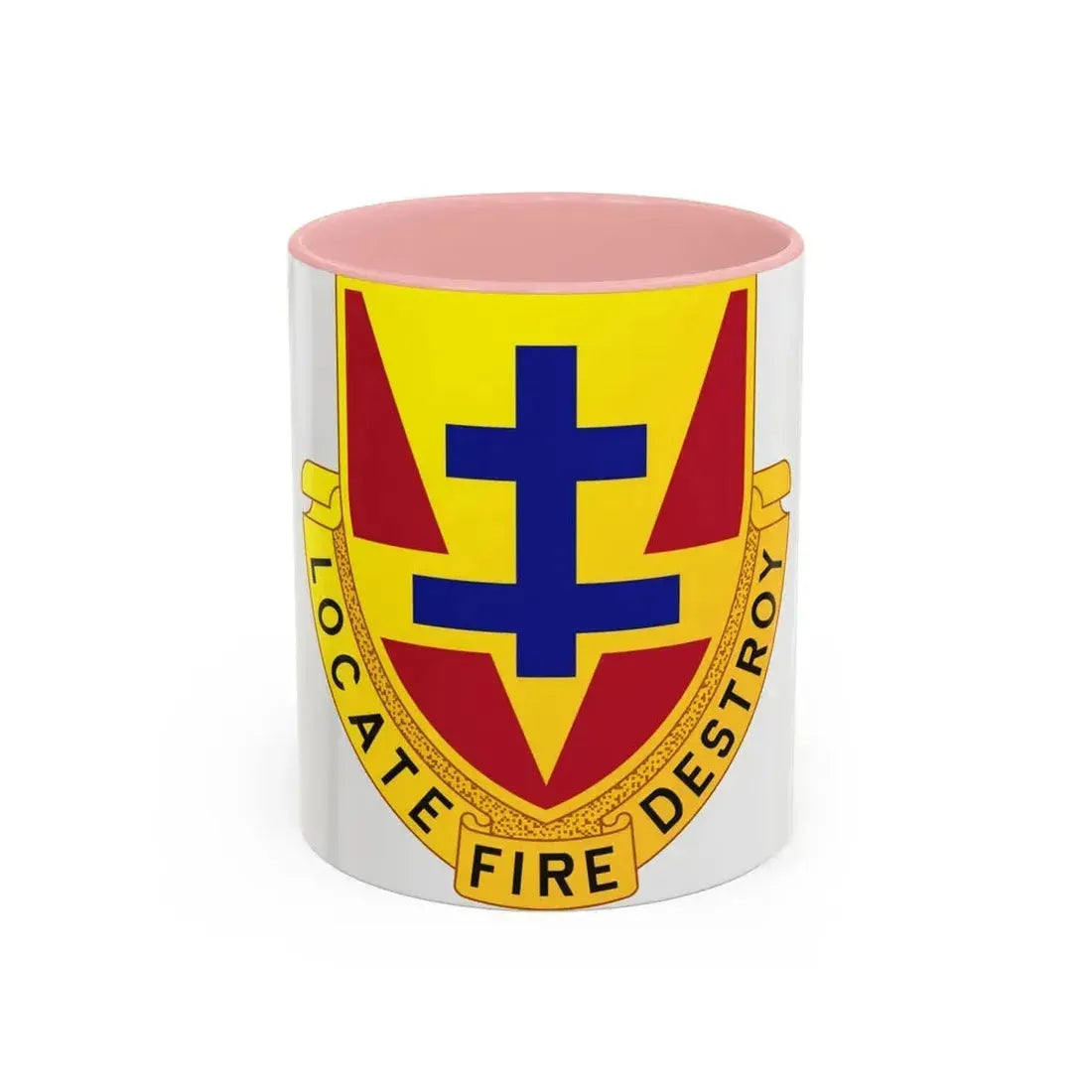 170th Artillery Regiment (U.S. Army) Accent Coffee Mug 11oz Pink - Go Mug Yourself