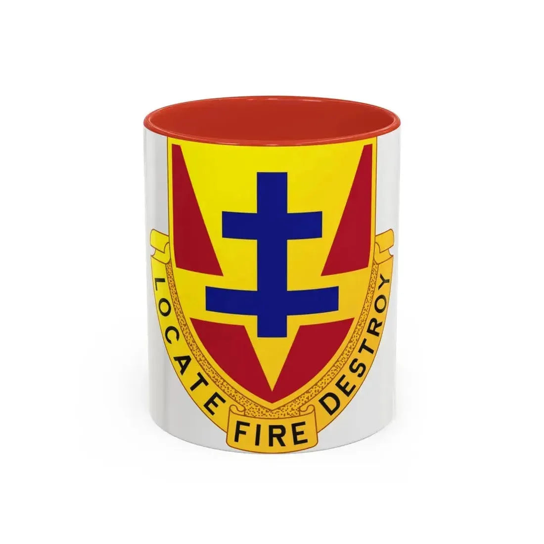 170th Artillery Regiment (U.S. Army) Accent Coffee Mug 11oz Red - Go Mug Yourself