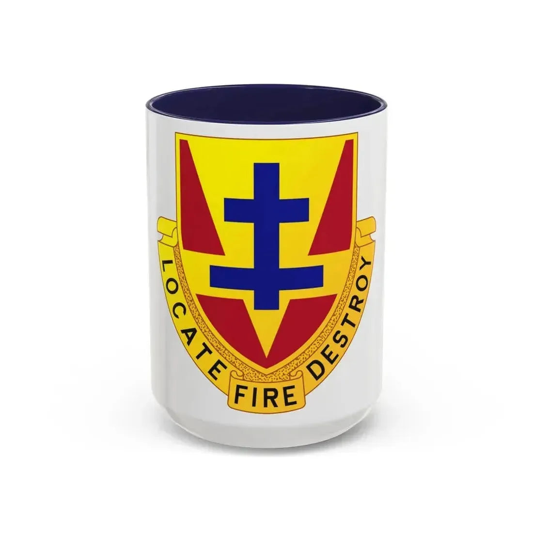 170th Artillery Regiment (U.S. Army) Accent Coffee Mug 15oz Navy - Go Mug Yourself