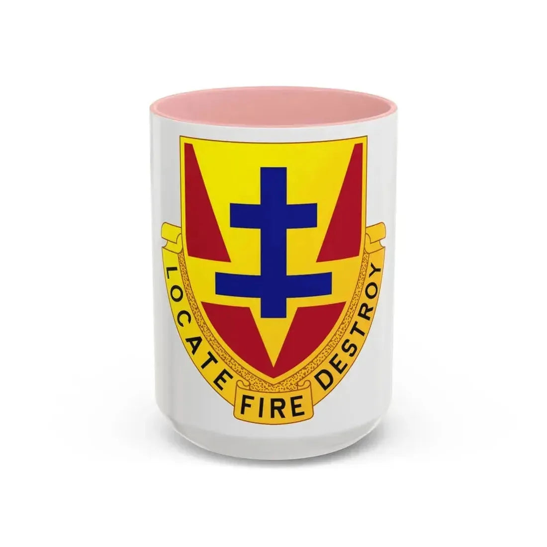 170th Artillery Regiment (U.S. Army) Accent Coffee Mug 15oz Pink - Go Mug Yourself