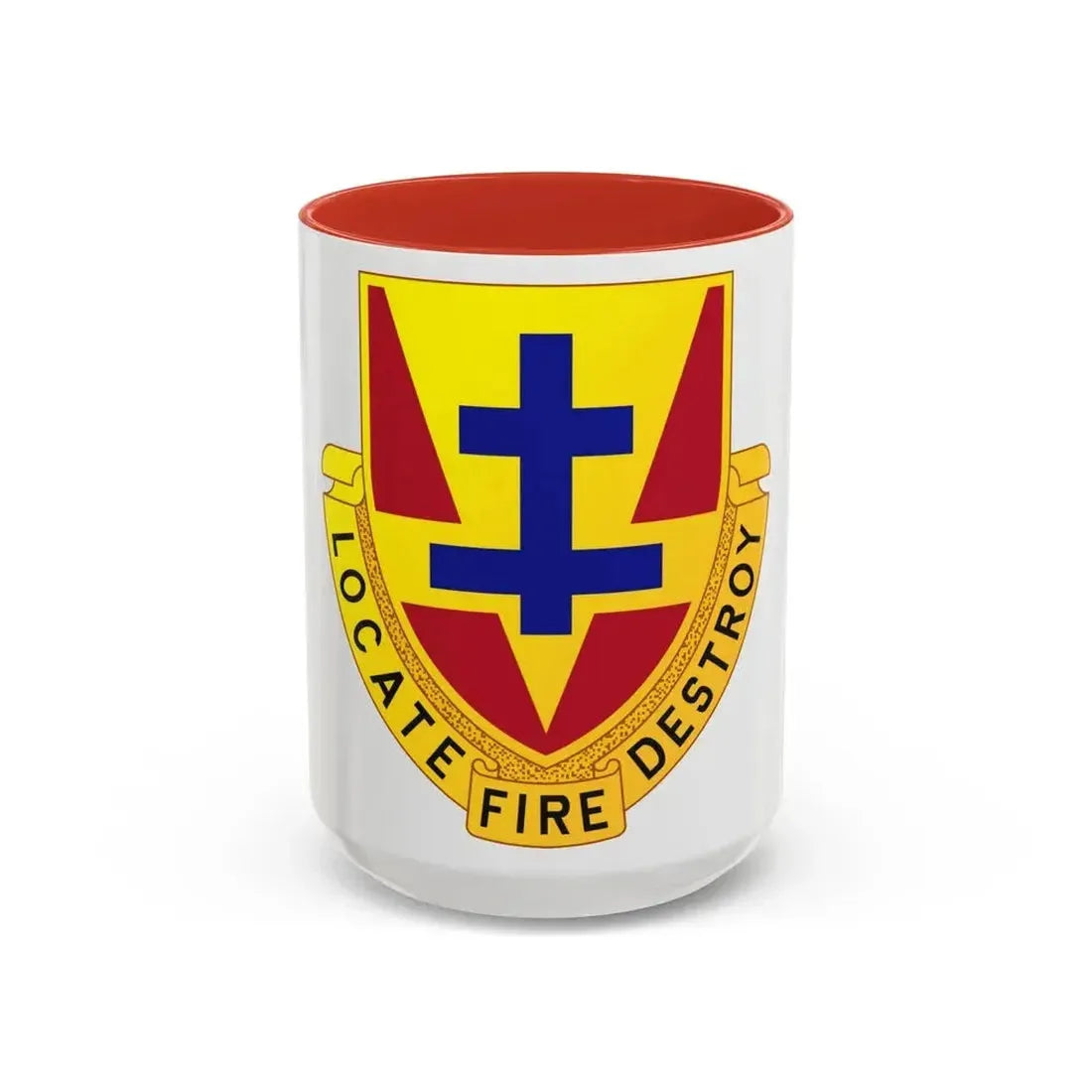 170th Artillery Regiment (U.S. Army) Accent Coffee Mug 15oz Red - Go Mug Yourself