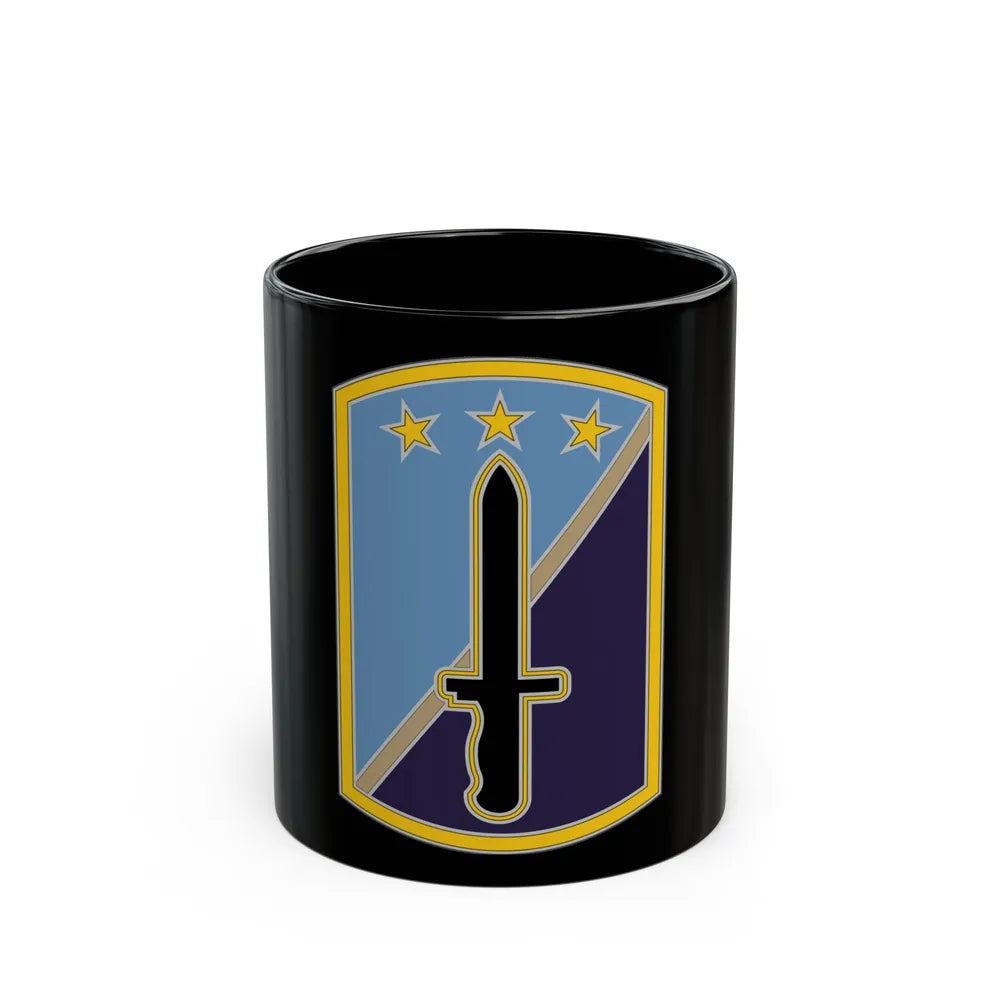 170TH INFANTRY BRIGADE (U.S. Army) Black Coffee Mug-11oz-Go Mug Yourself