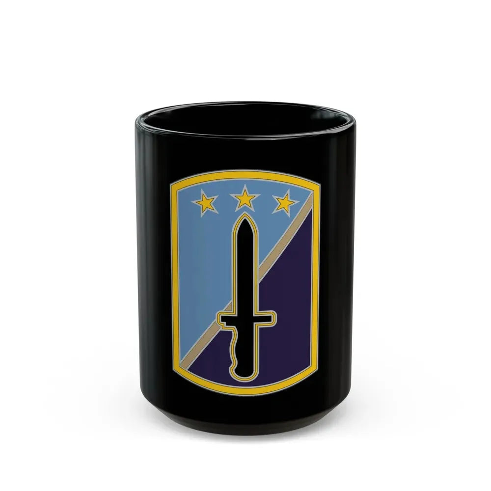 170TH INFANTRY BRIGADE (U.S. Army) Black Coffee Mug 15oz - Go Mug Yourself
