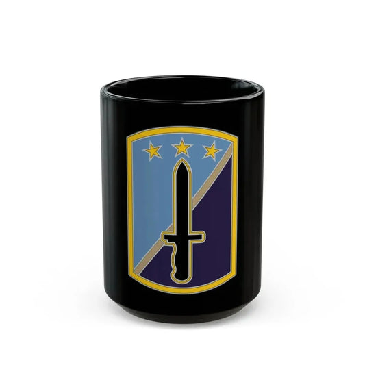 170TH INFANTRY BRIGADE (U.S. Army) Black Coffee Mug 15oz - Go Mug Yourself