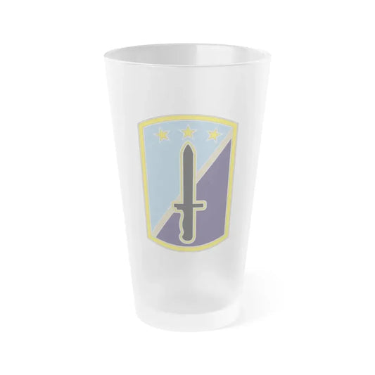 170TH INFANTRY BRIGADE (U.S. Army) Frosted Pint Glass 16oz Default Title - Go Mug Yourself