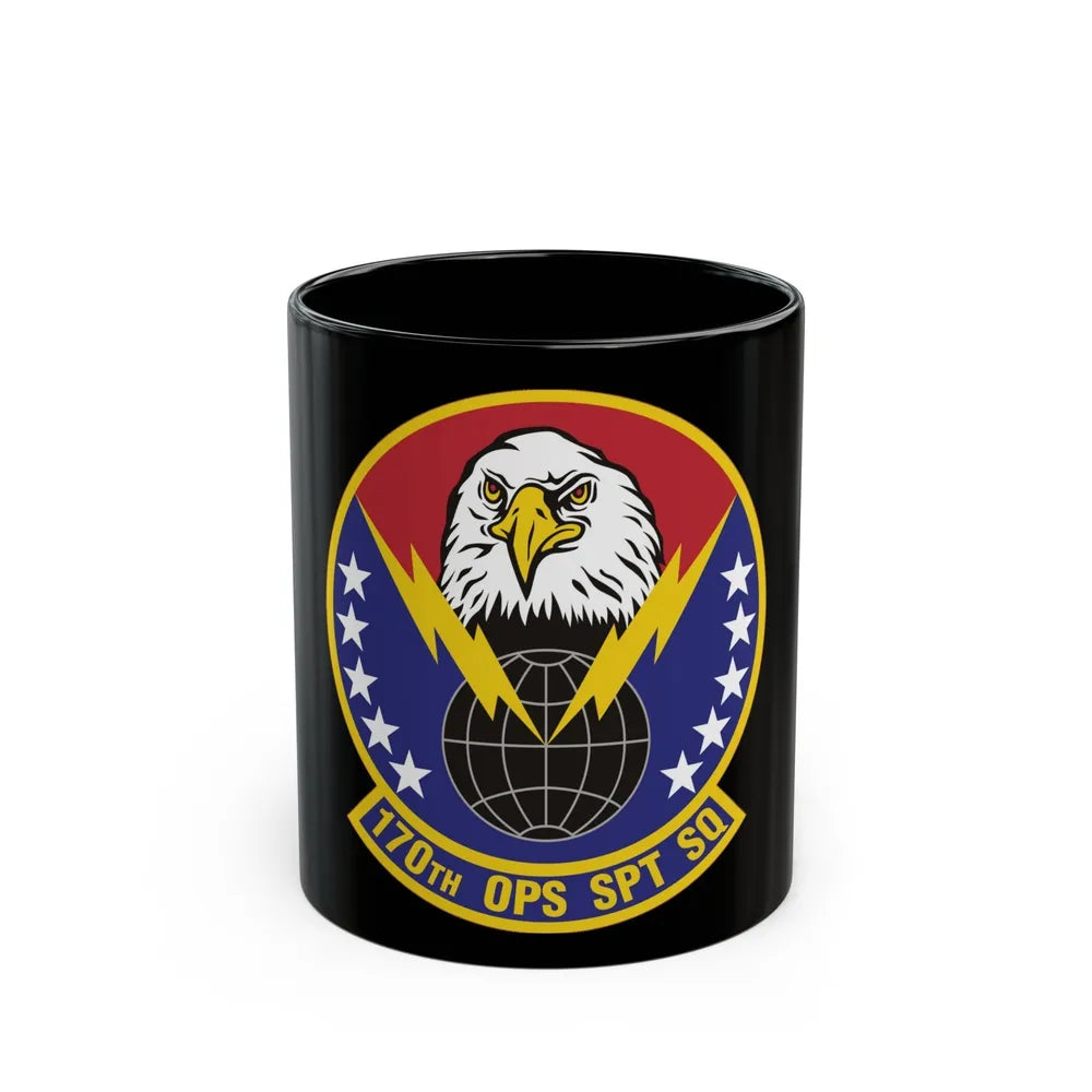 170th Operations Support Squadron (U.S. Air Force) Black Coffee Mug-11oz-Go Mug Yourself