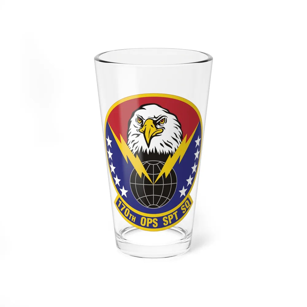 170th Operations Support Squadron (U.S. Air Force) Pint Glass 16oz-16oz-Go Mug Yourself