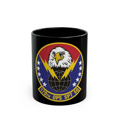 170th Operations Support Squadron (U.S. Air Force) Black Coffee Mug 11oz - Go Mug Yourself