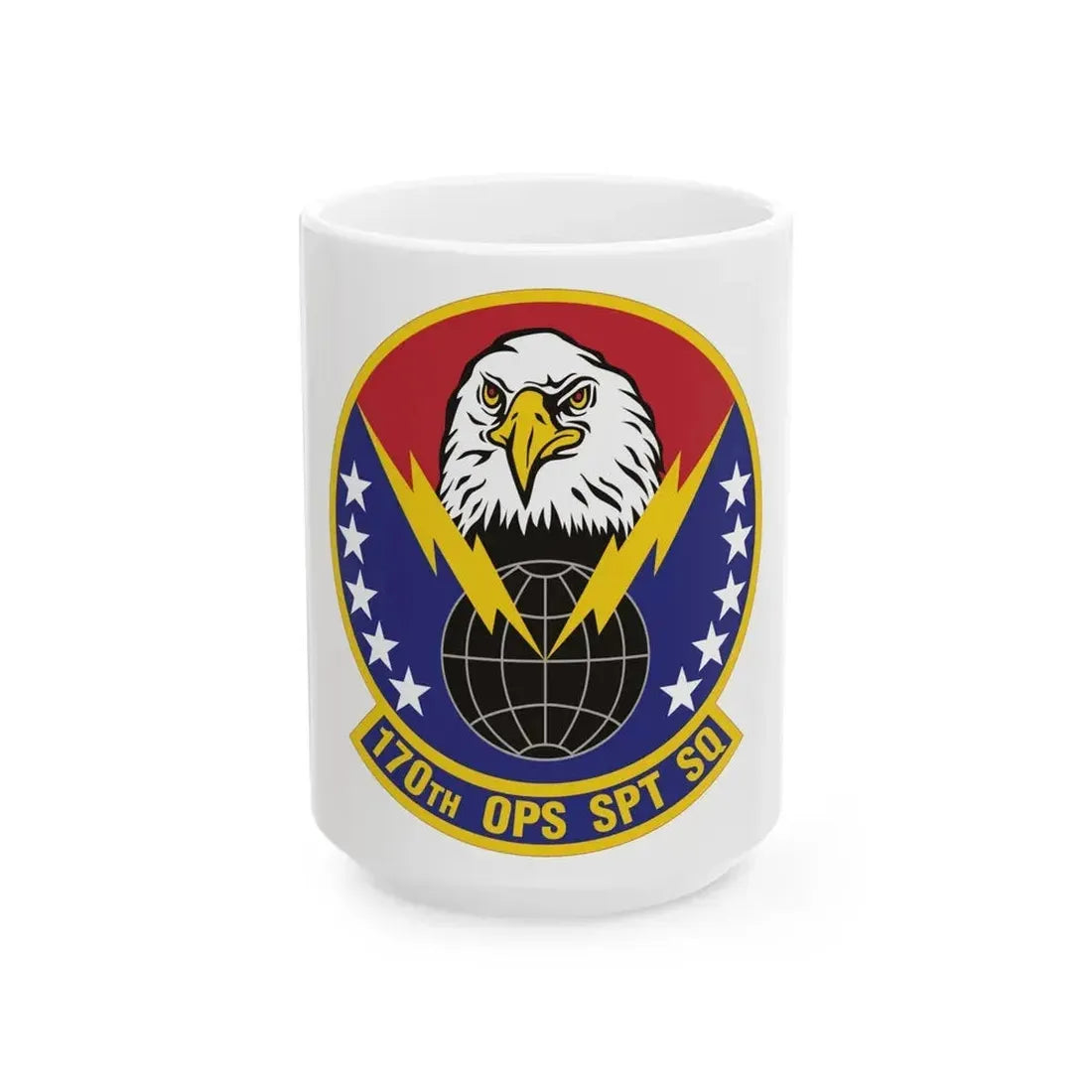 170th Operations Support Squadron (U.S. Air Force) White Coffee Mug 15oz - Go Mug Yourself