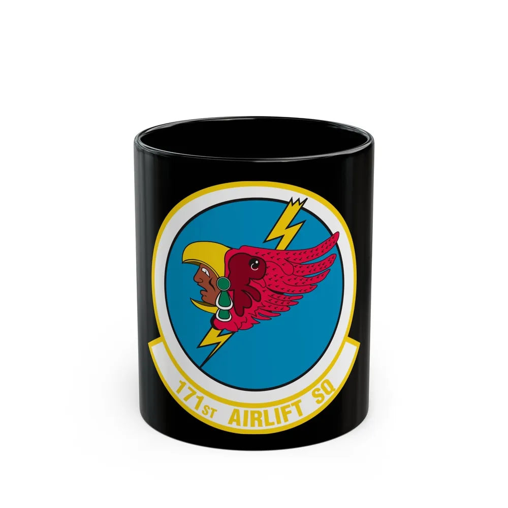 171 Airlift Squadron (U.S. Air Force) Black Coffee Mug-11oz-Go Mug Yourself