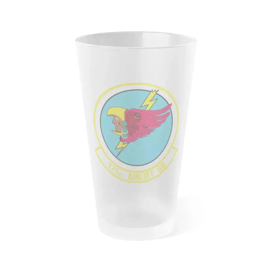 171 Airlift Squadron (U.S. Air Force) Frosted Pint Glass 16oz 16oz Frosted - Go Mug Yourself