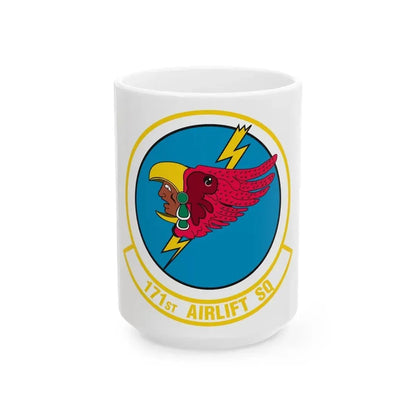 171 Airlift Squadron (U.S. Air Force) White Coffee Mug 15oz - Go Mug Yourself