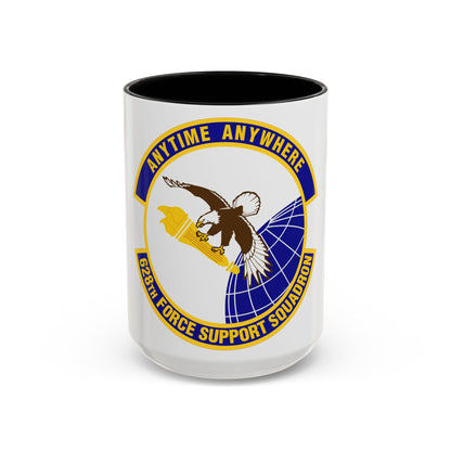 628th Force Support Squadron (U.S. Air Force) Accent Coffee Mug