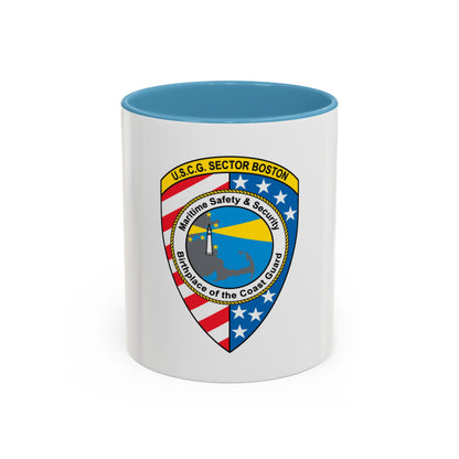 USCG Sector Boston (U.S. Coast Guard) Accent Coffee Mug