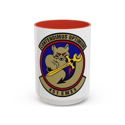 451st Expeditionary Maintenance Squadron (U.S. Air Force) Accent Coffee Mug