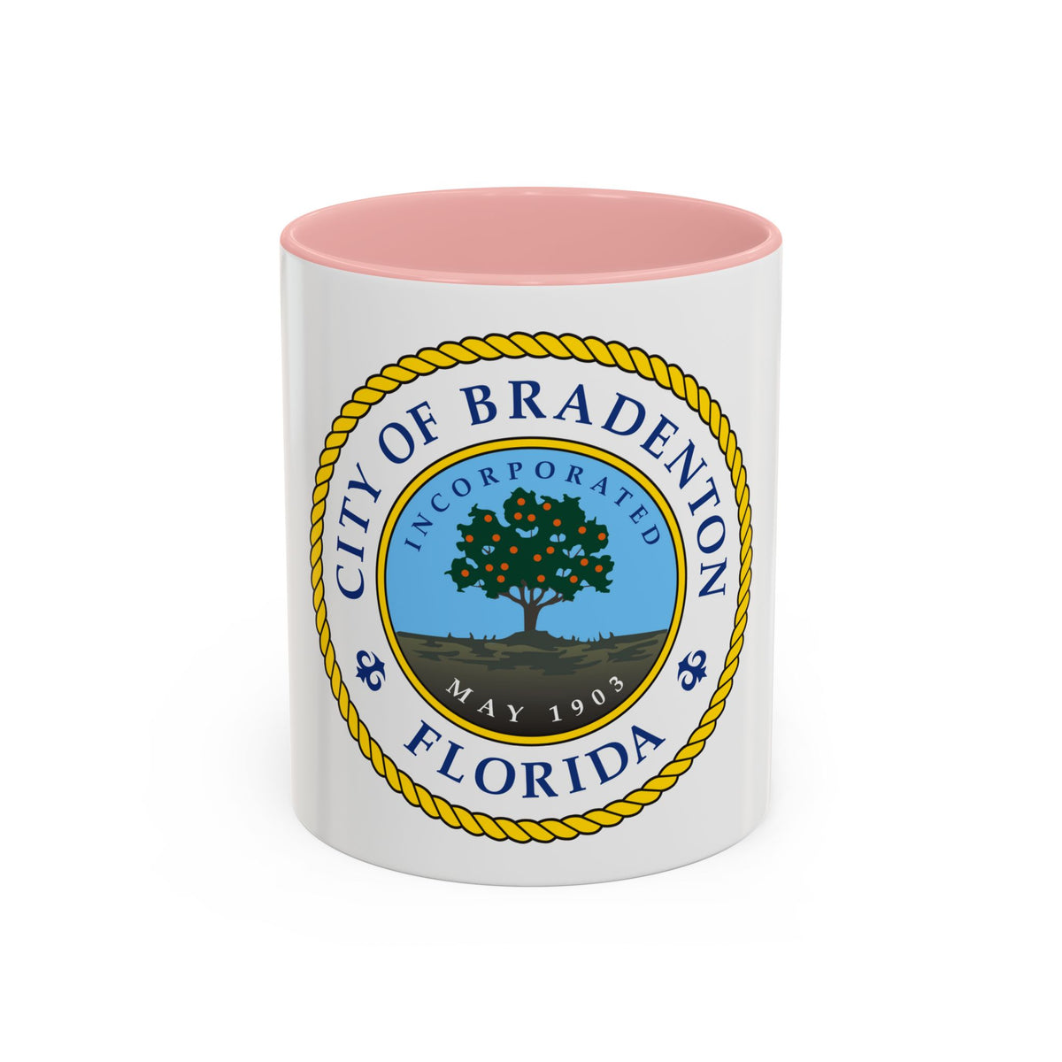 Seal of Bradenton Florida - Accent Coffee Mug
