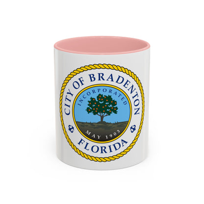 Seal of Bradenton Florida - Accent Coffee Mug