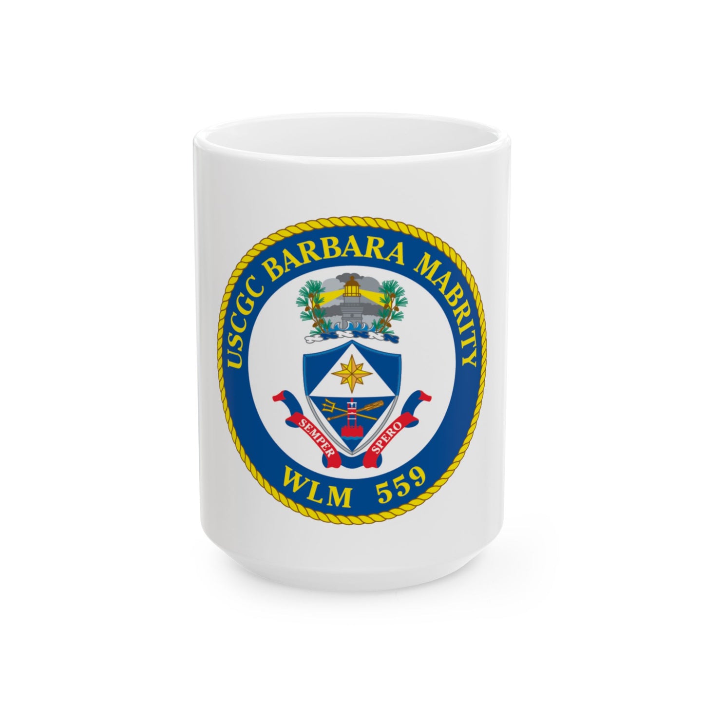USCGC Barbara Mabrity WLM 559 (U.S. Coast Guard) White Coffee Mug