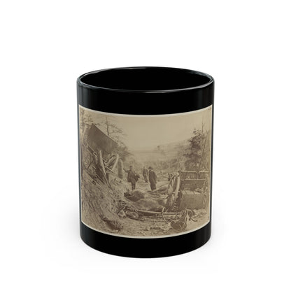 A Shattered Caisson, Fredericksburg, Va.(2) (U.S. Civil War) Black Coffee Mug