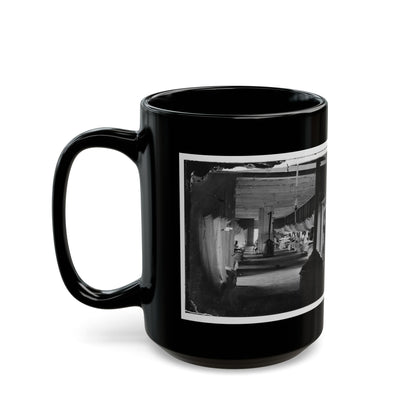 Washington, D.C. Patients In Ward Of Harewood Hospital; Mosquito Nets Over Beds (U.S. Civil War) Black Coffee Mug