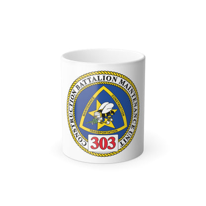 CBMU 303 (U.S. Navy) Color Changing Mug 11oz