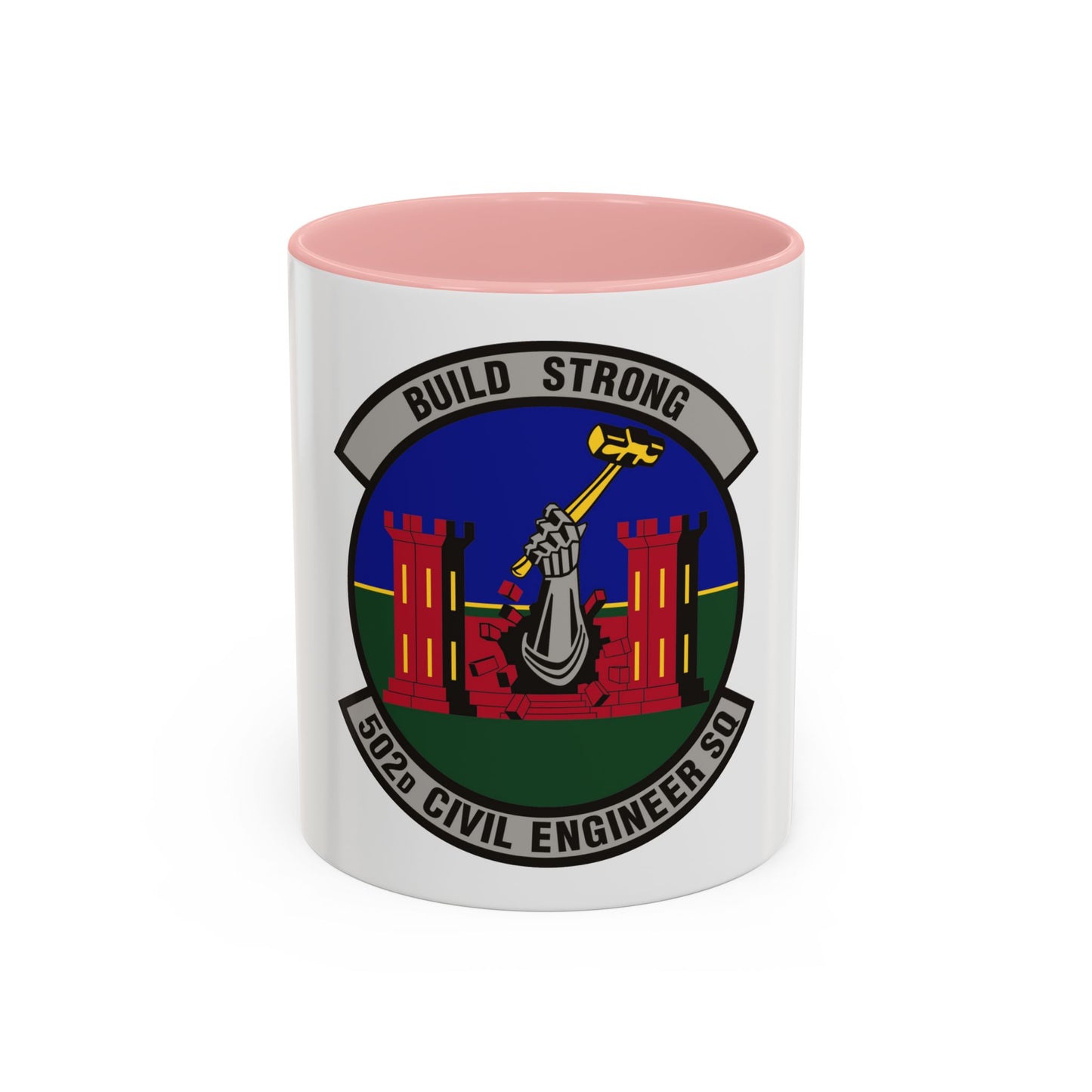 502d Civil Engineer Squadron (U.S. Air Force) Accent Coffee Mug
