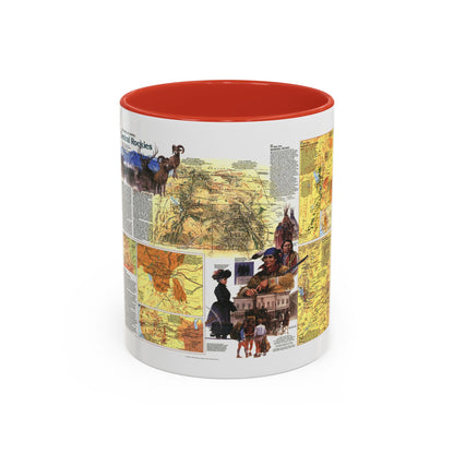 USA - Central Rockies 2 (1984) (Map) Accent Coffee Mug