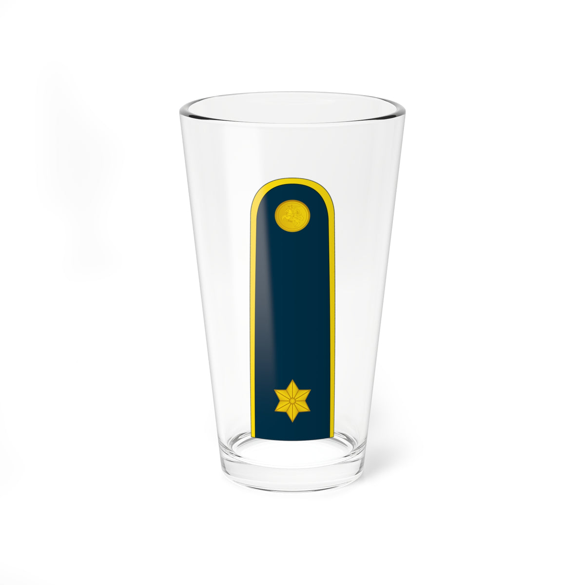 13 Lithuania Air Force 2LT (Lithuania) (Military Rank) Pint Glass 16oz