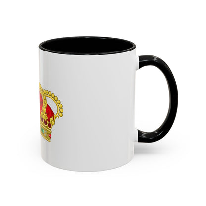 Heraldic Royal Crown of Portugal - Eight Arches - Accent Coffee Mug