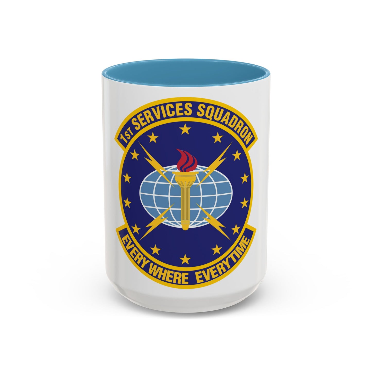 1st Services Squadron (U.S. Air Force) Accent Coffee Mug