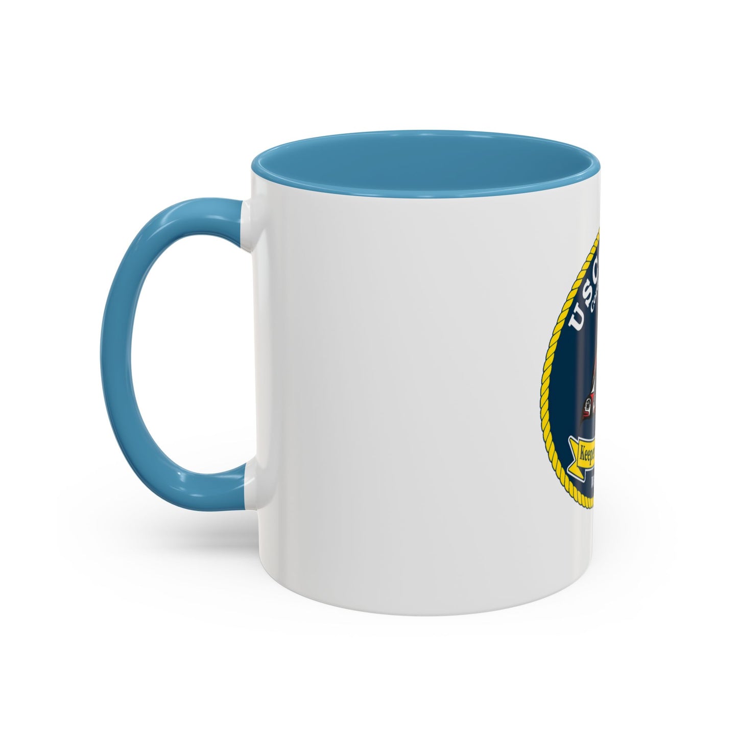 USCG FIR WLB 213 (U.S. Coast Guard) Accent Coffee Mug
