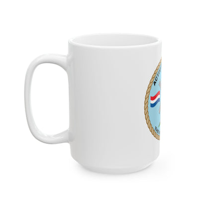 USCG Activities Europe the Netherlands (U.S. Coast Guard) White Coffee Mug
